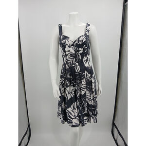 White House Black Market Floral Dress Womens Size 8 Sundress